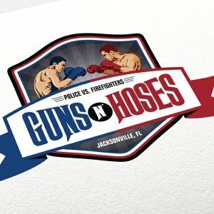Guns 'n' hoses logo design + collateral